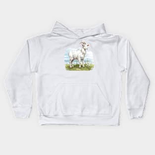 White Goat Kids Hoodie